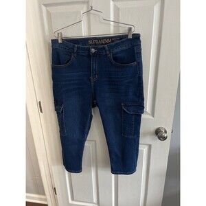 Supra Denim High Rise Capri Size 18